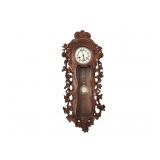 Antique German Free Swinger Regulator Wall Clock