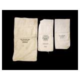 Vintage Canvas Bank Money Bags