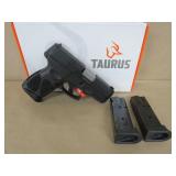 9mm pistol Taurus G3C 3 mags UNFIRED