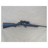 22LR bolt action rifle Savage Mark II with scope