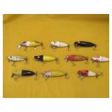 Fishing Lure Lot 11 Vintage River Runt