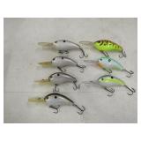 Fishing Lure Lot 7 Strike King Crankbait Lures