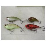 Fishing Lure Lot 4 X TM Crankbait Lures