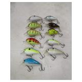 11 Strike King KVD Square Bill Crankbaits Lures