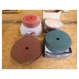 NEW 7' Sanding Discs Paper 36 & 50 Grit