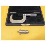 Starrett 124-B & 2-C Micrometer Gauge