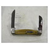 Old Case XX Knife 2 Blade Bone Handle