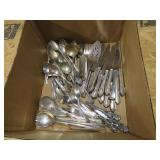 Large box Lot of Flatware Silverware Italy and USA