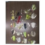 Fishing Lure Lot 20 Spinnerbait Lures Mixed Mann's