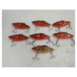 Fishing Lure Lot 7 Crawdad 3' Rat-L-Trap Crankbait