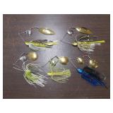 Fishing Lure Lot 5 Bass Pro XPS Spinnerbait Lures