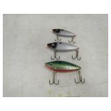 Fishing Lure Lot 3 Strike King Diamond Shad Lures