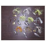 Fishing Lure Lot 10 Stanley Spinnerbait Lures