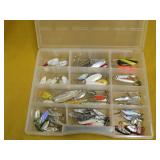 50+ Spoon Fishing Lures & Plano Tackle Organizer