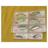 Fishing Lure Lot 8 Rat-L-Trap New