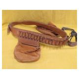 Leather Shotgun Ammo Belt Bag size 44