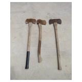 Lot of 3 Axes