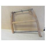 Vintage wood hand saw
