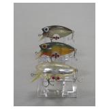RARE 3 Poe's Loco Vintage Fishing Lures