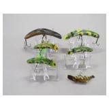6 Flatfish Vintage Fishing Lures