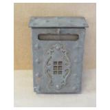 Antique brass mailbox RARE