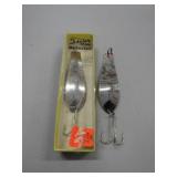 2 Vintage Fishing Lures Big Doctor 285 Spoon