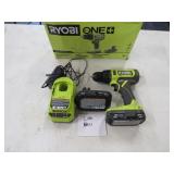RYOBI 18V CORDLESS  DRILL 2 BATTERY AND CHARGER