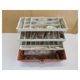 Plano tackle box full of lures some vintage