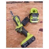 Ryobi PSD101 belt sander with battery & charger