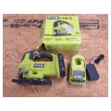 RYOBI 18V CORDLESS JIGSAW BATTERY & CHARGER