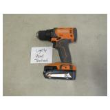 RIDGID 18V CORDLESS 1/2' DRILL & BATTERY R86001