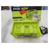 NEW RYOBI 40V 3 PORT BATTERY CHARGER OP407A