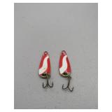 2 Small JEEP Promotional Spoon Fishing Lures Vtg