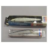 2 NOS Vintage Rebel Fishing Lures in Box