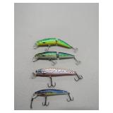 4 Strike Pro USA Fishing Lures 2 Jointed