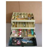 Plano 6303 tackle box full of lures some vintage