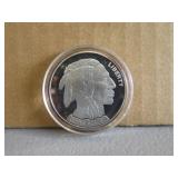 Indian Buffalo Silver Round