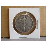 1945 Walking Liberty Half Dollar coin