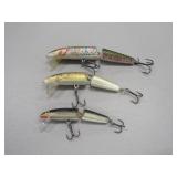 3 Rapala Jointed Fishing Lures