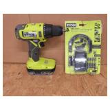 Ryobi18v Cordless Drill w/ Bit Rail System PCL206