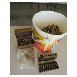 LARGE LOT OF RELOADING BRASS CASINGS 223 243