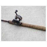 Ambassadeur 550c reel and Bass Pro graphite rod