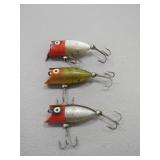 3 Heddon Tiny Lucky 13 Fishing Lures