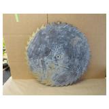 Large 2ft saw blade good for art painting project