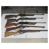 5 Vintage BB guns Daisy etc