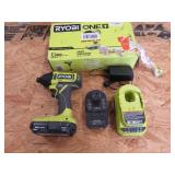 RYOBI 18V CORDLESS IMPACT BATTERY & CHARGER