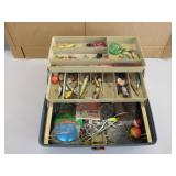 Plano  tackle box full of lures some vintage