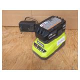 Ryobi 18v Battery and Charger 4ah