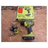 RYOBI 18V CORDLESS PCL201 DRILL BATTERY & CHARGER