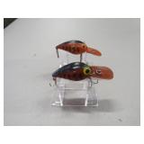 2 Pre Rapala Wiggle Wart Vintage Fishing Lures